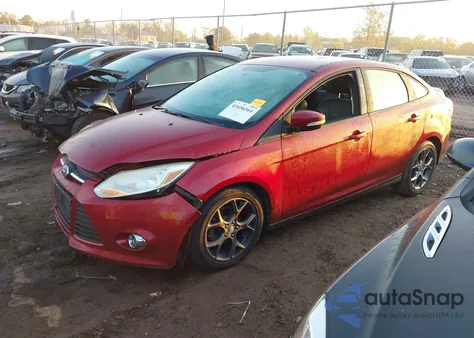 2013 Ford Focus Se from USA, damaged, VIN 1FADP3F29DL175994